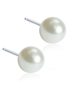 Blomdahl Earrings Pearl NT