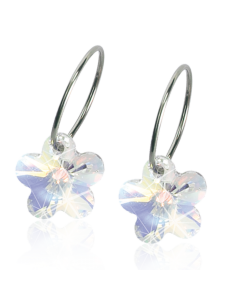 Blomdahl Earrings Flower Rainbow NT