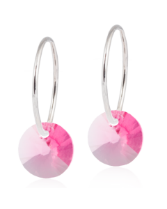 Blomdahl Earrings Round Rose NT